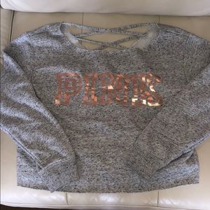 PINK cropped sweater